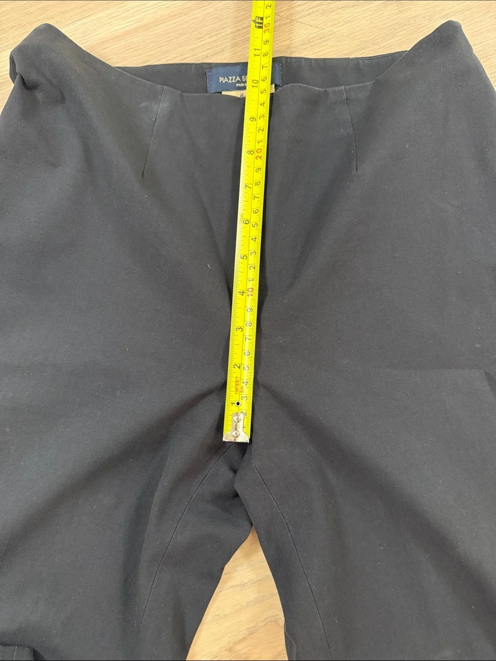 Piazza Sempione Audrey Black Slim Ankle Trousers Italian 40 US 4